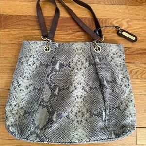 Cynthia Rowley Snakeskin Pattern Tote handbag